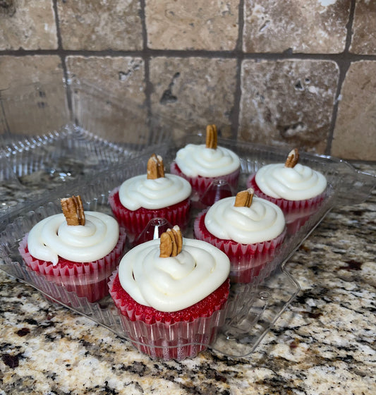 Red velvet 6 Count Cupcakes